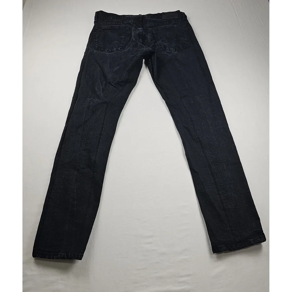 Polo Ralph Lauren Jeans Men's 32x32 Black Sullivan Slim Stretch Denim  Dark Wash